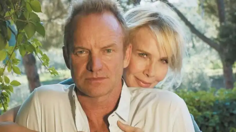 STING E LA MOGLIE TRUDIE