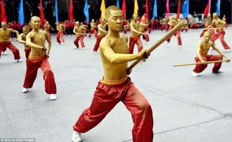 studenti shaolin al festival