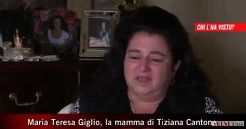 TERESA GIGLIO MADRE DI TIZIANA CANTONE