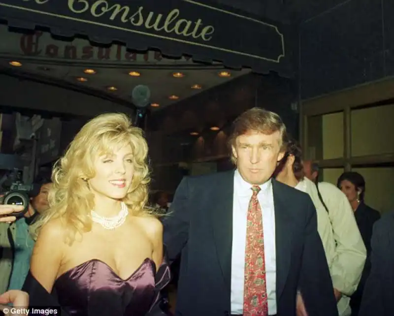 trump con marla maples