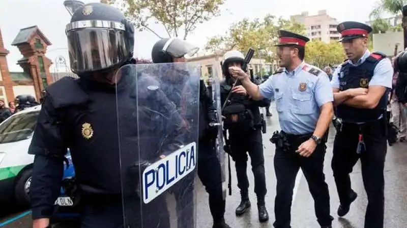 dissonanze guardia civil mossos desqadra