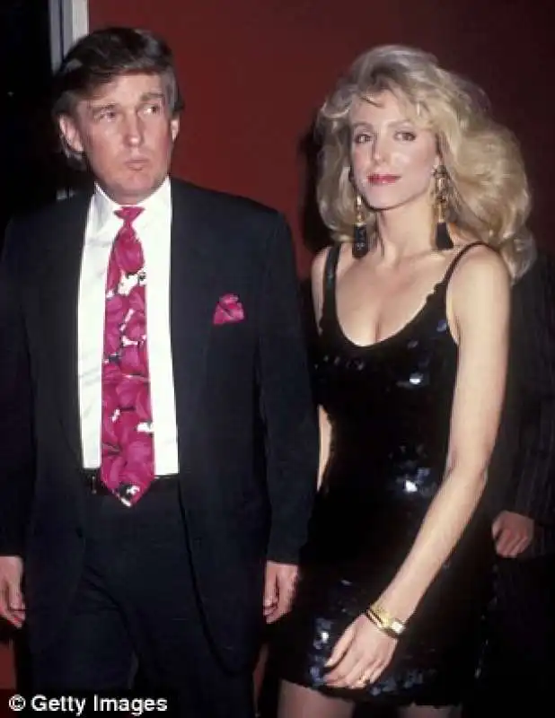 donald trump con marla maples