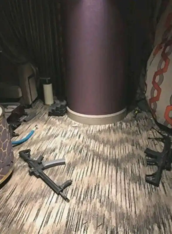 foto della  stanza di stephen paddock a las vegas