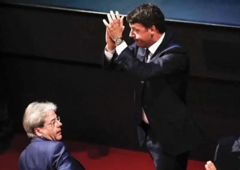 gentiloni e renzi