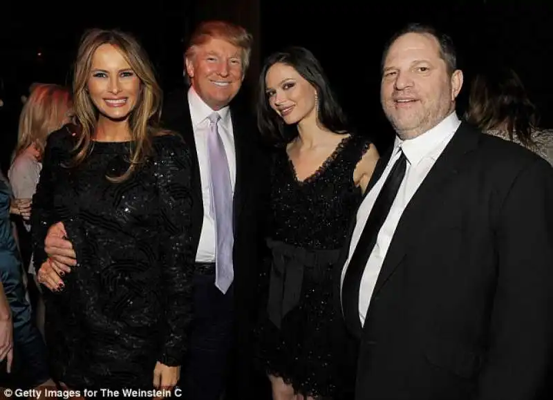 HARVEY WEINSTEIN E TRUMP CON SIGNORE