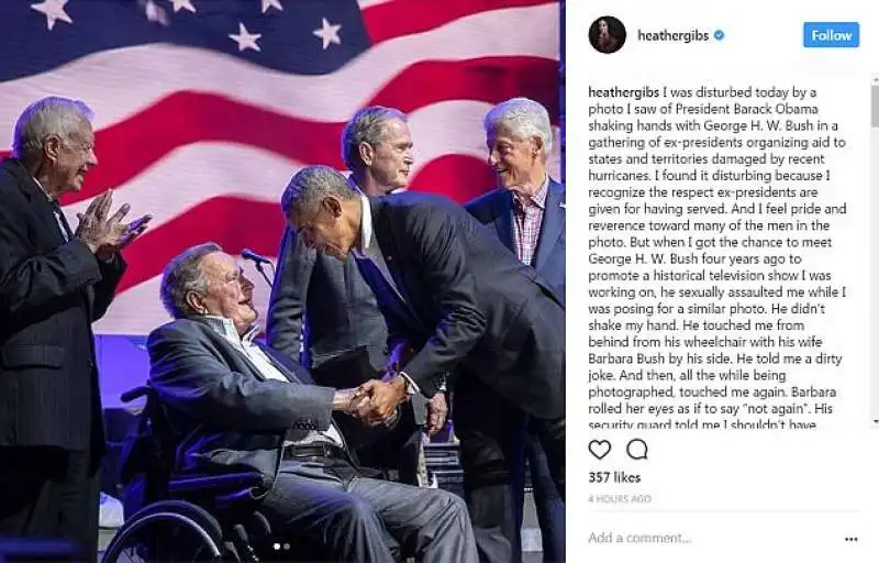 heather lind commenta la foto di obama