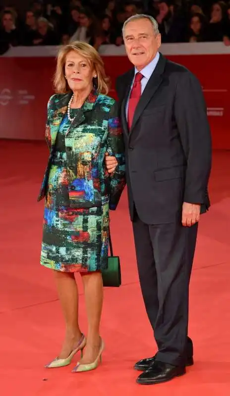 il presidente del senato pietro grasso con la moglie maria fedele (2)