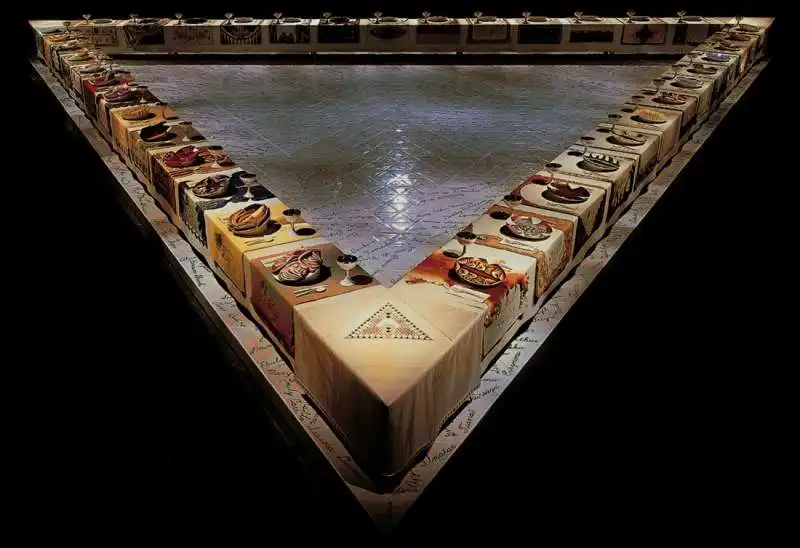 judy chicago the dinner party