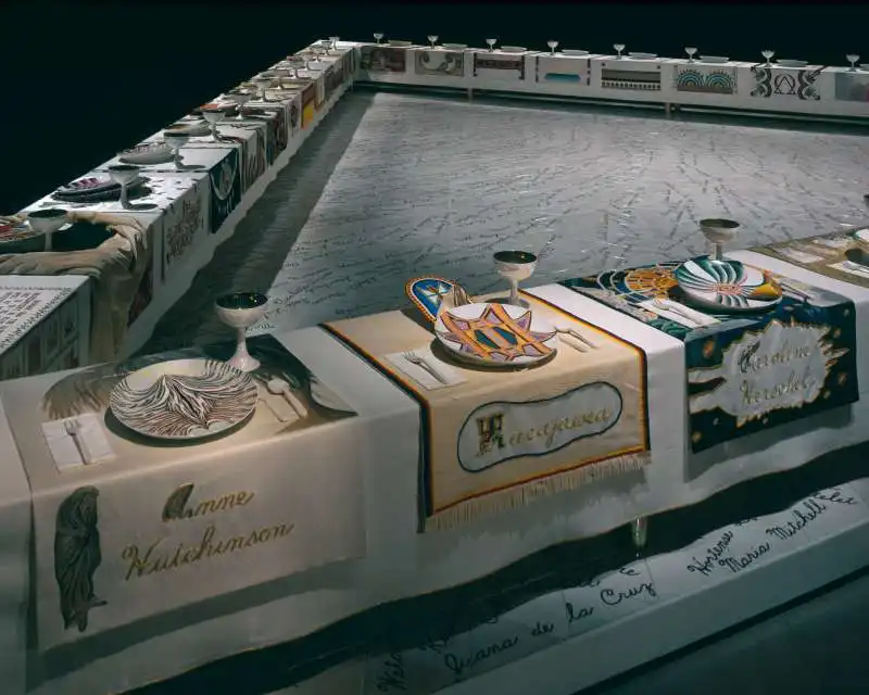 judy chicago the dinner party copia