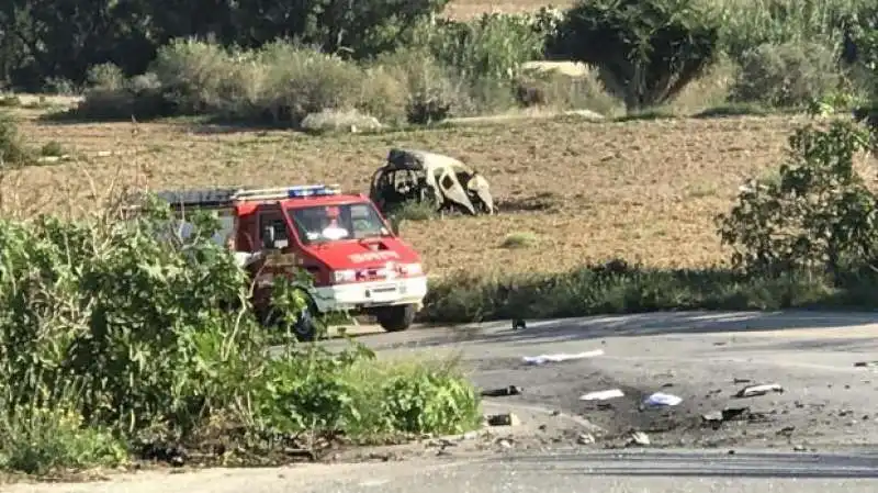 l auto di daphne caruana galizia