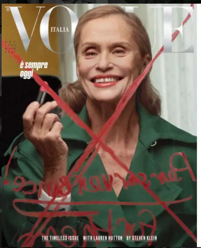 LAUREN HUTTON COPERTINA VOGUE 3