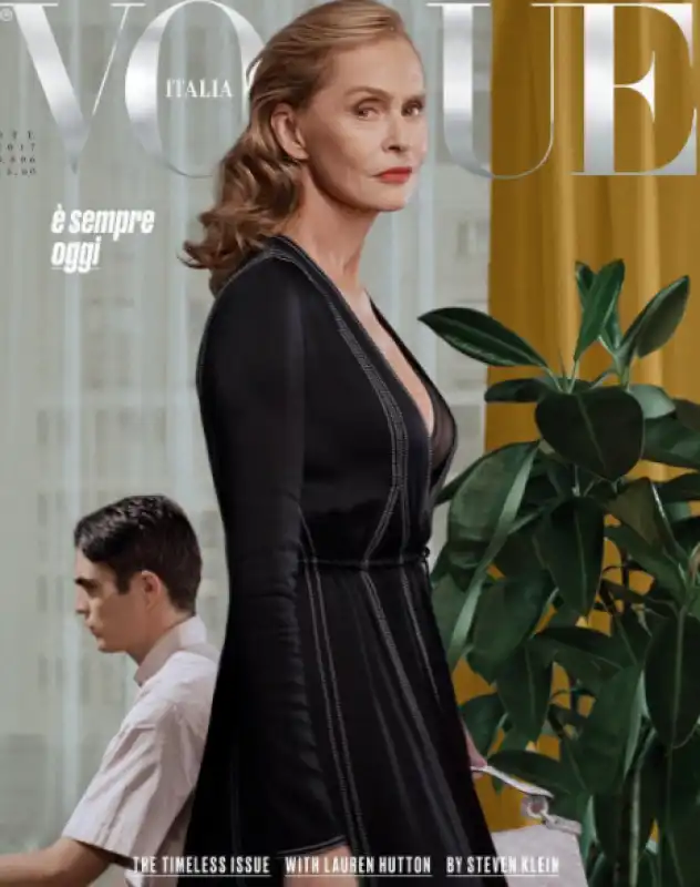 LAUREN HUTTON COPERTINA VOGUE