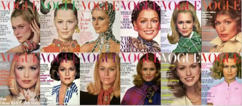 LAUREN HUTTON COPERTINE VOGUE