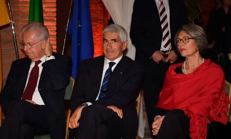 mario monti  pierferdinando casini anna finocchiaro