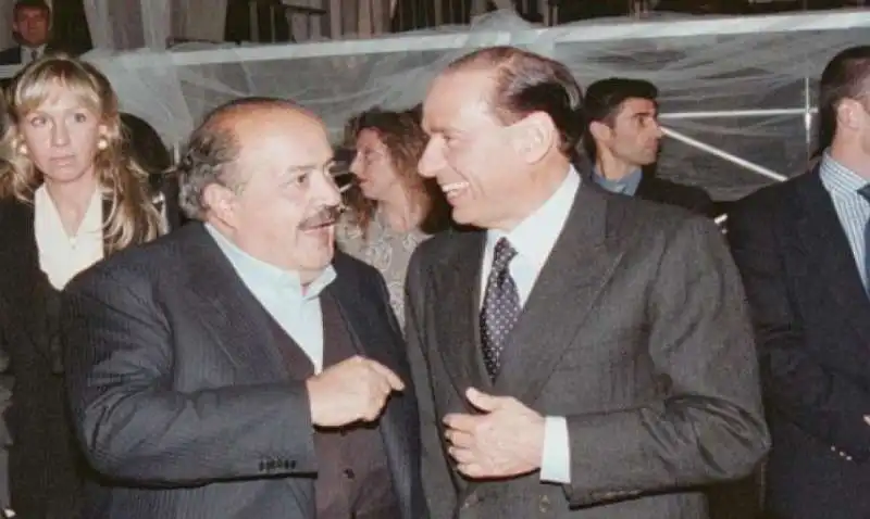 MAURIZIO COSTANZO E SILVIO BERLUSCONI