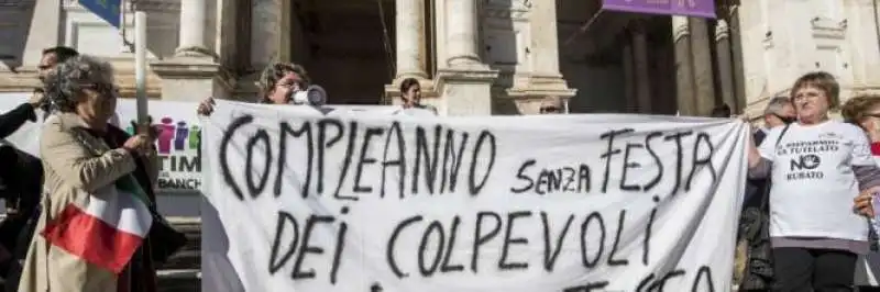 PROTESTA RISPARMIATORI