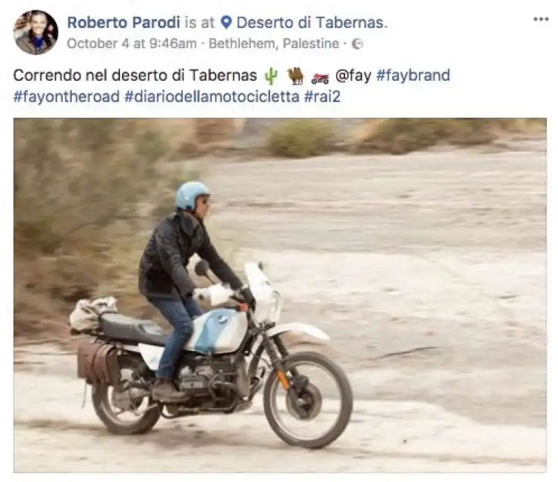 roberto parodi annuncia il programma sulla rai  