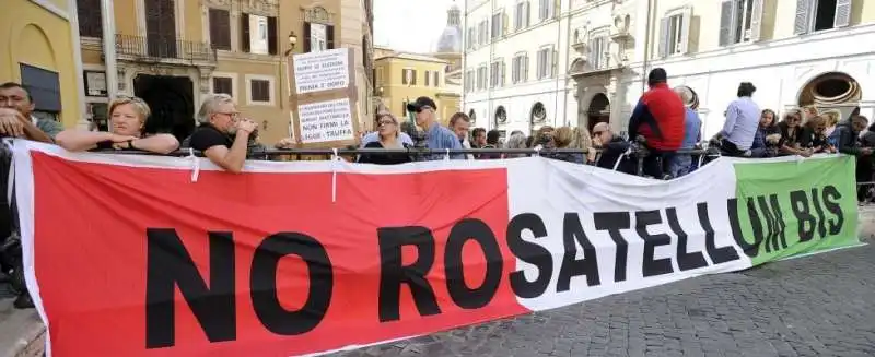 rosatellum  proteste