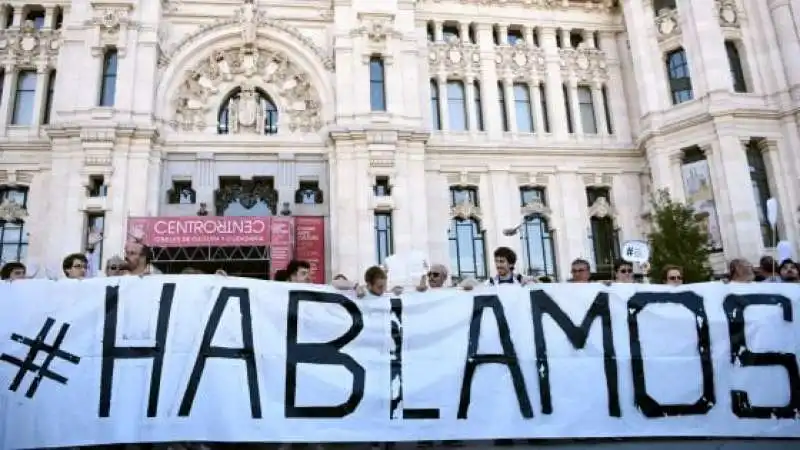 spagna manifestazione