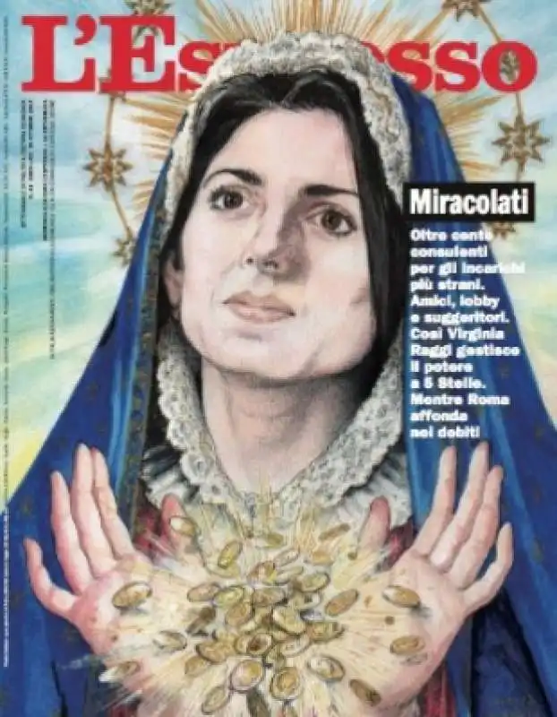 VIRGINIA RAGGI - COPERTINA ESPRESSO