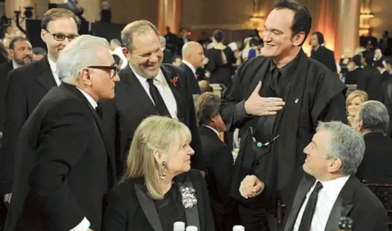 WEINSTEIN CON SCORSESE TARANTINO E DE NIRO