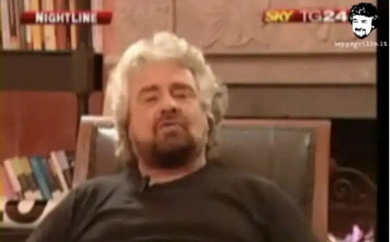 BEPPE GRILLO INTERVISTATO SU SKYTG24 DA ANDREA BONINI