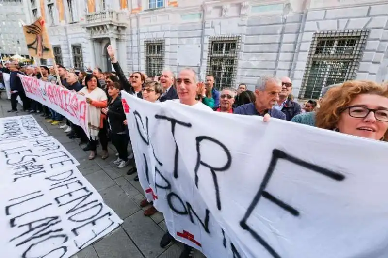 corteo degli sfollati della polcevera 2