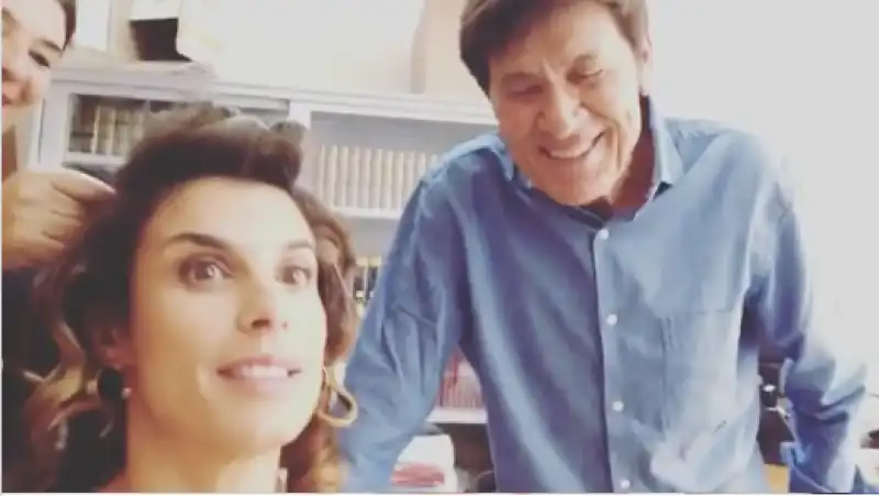 elisabetta canalis gianni morandi