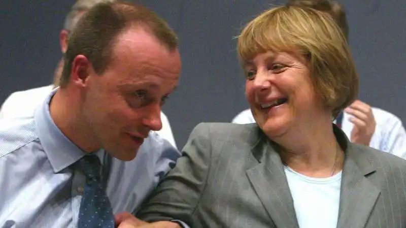 friedrich merz angela merkel