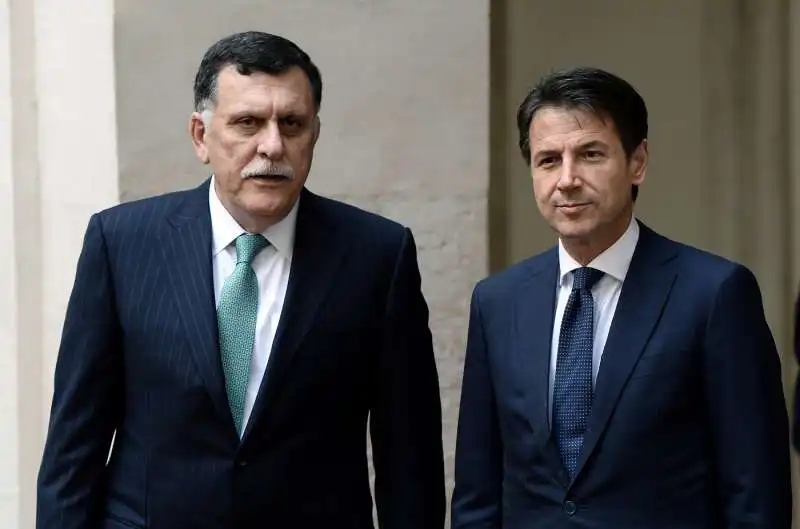 giuseppe conte incontra fayez al serraj 2