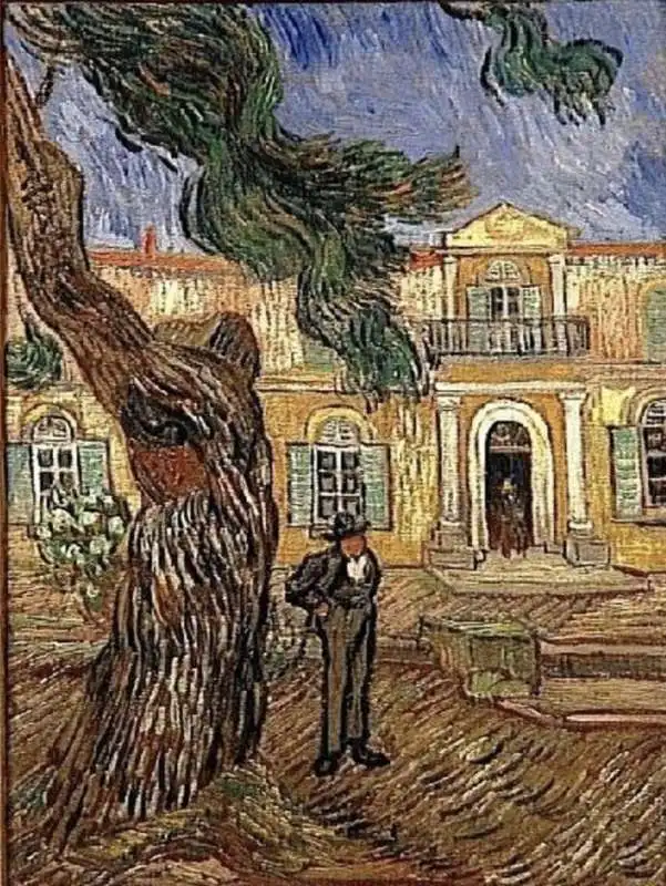 il manicomio di saint paul de mausole visto da van gogh