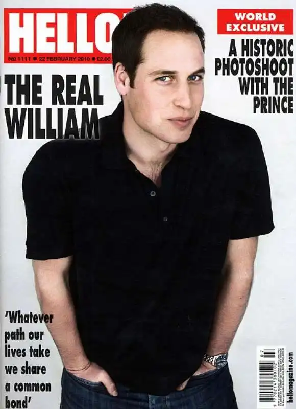 il principe william con capello photoshoppato