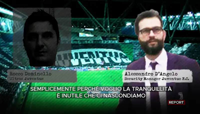 inchiesta di report su juventus e infiltrazione della ndrangheta nelle curve   alessandro dangelo e rocco dominello 