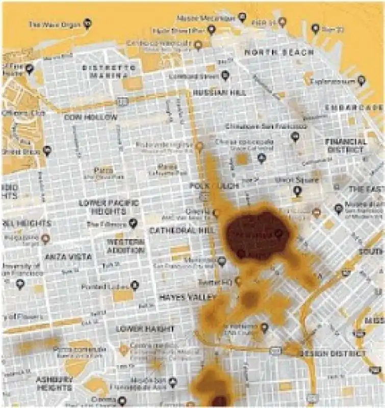 LA MAPPA DI SAN FRANCISCO