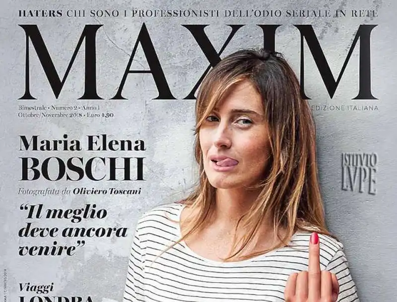 MARIA ELENA BOSCHI FOTOGRAFATA DA TOSCANI E RITOCCATA DA ISTITUTO LUPE