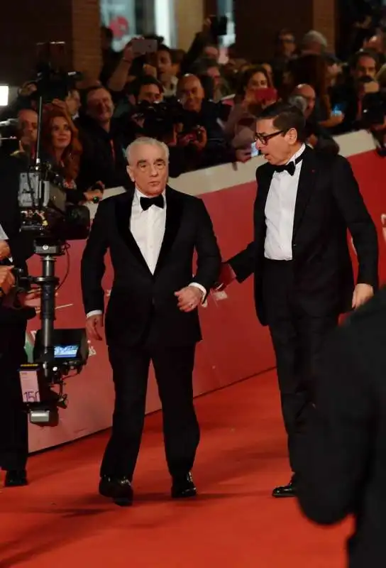 martin scorsese arriva alla festa del cinema accompagnato da antonio monda (1)