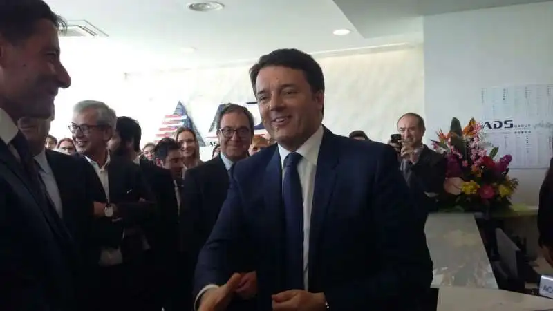 MATTEO RENZI VISITA LA ADS DI POMEZIA