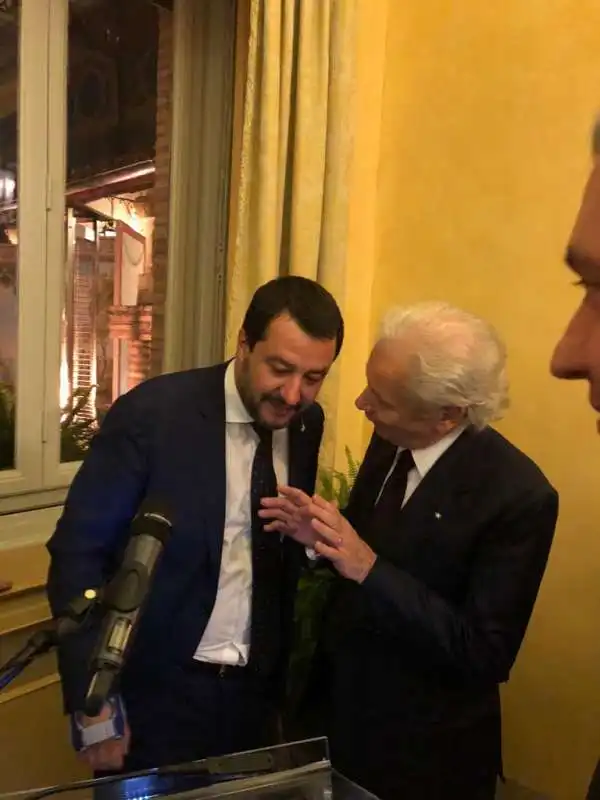 matteo salvini e valter mainetti 