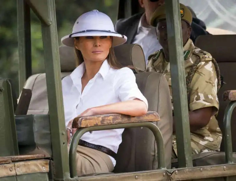 melania trump in africa