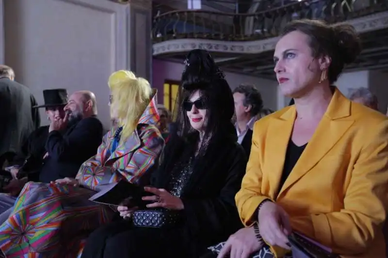 milovan farronato, diane pernet e pam hogg asvoff