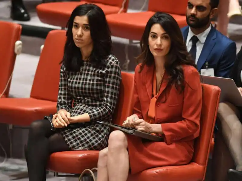 nadia  murad amal alamuddin clooney