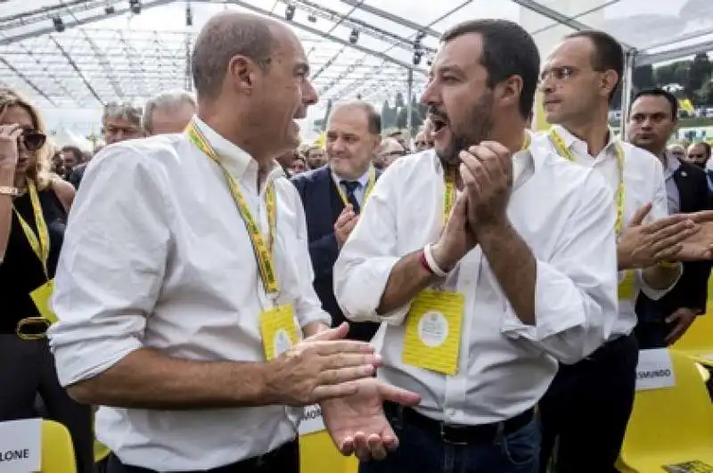 nicola zingaretti e matteo salvini