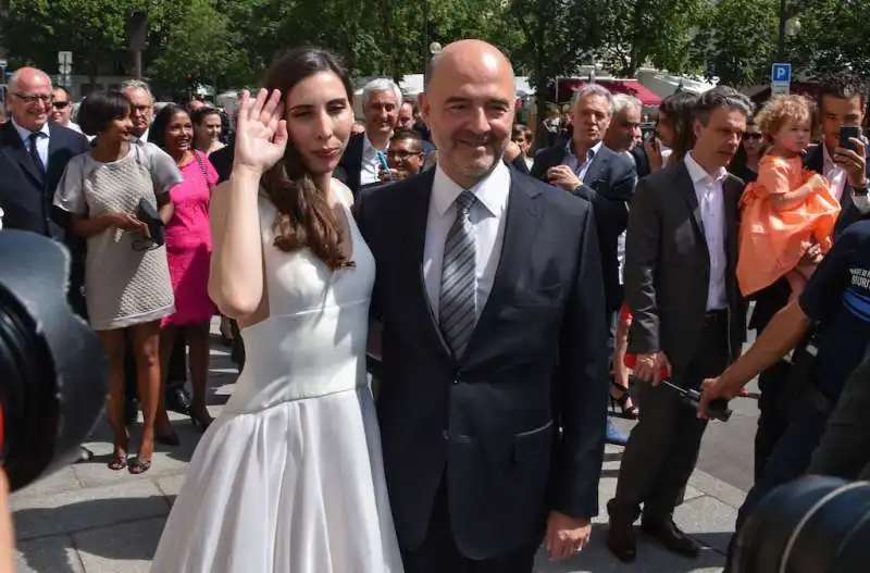 pierre  moscovici  e anne michelle basteri