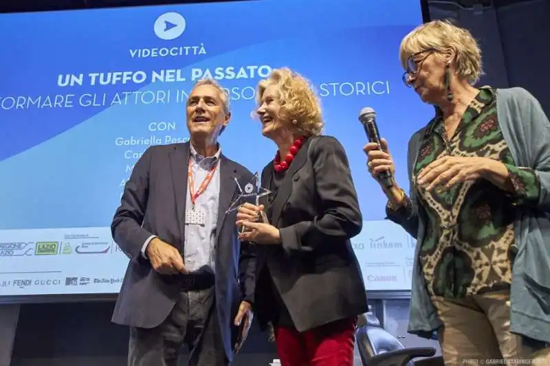 rutelli, gabriella pescucci e piera de tassis masterclass ex dogana