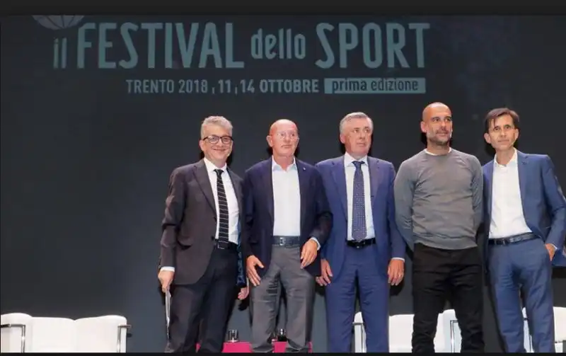 sacchi guardiola ancelotti festival dello sport