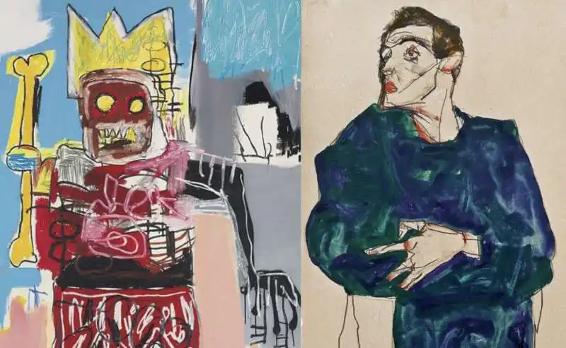 schiele basquiat in mostra alla fondazione vuitton di parigi