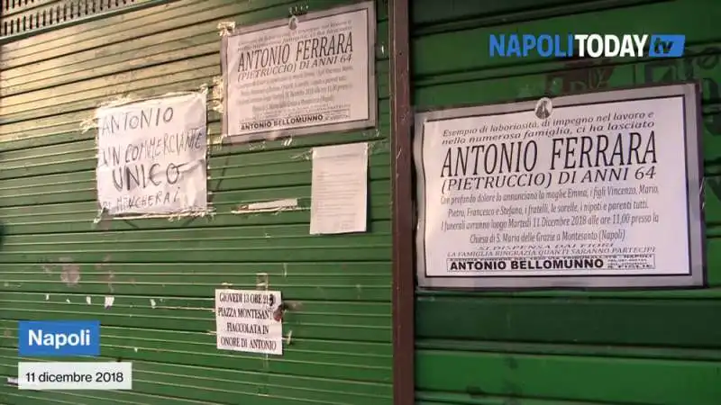 antonio ferrara detto pietruccio   il salumiere morto a napoli dopo una tentata rapina 3