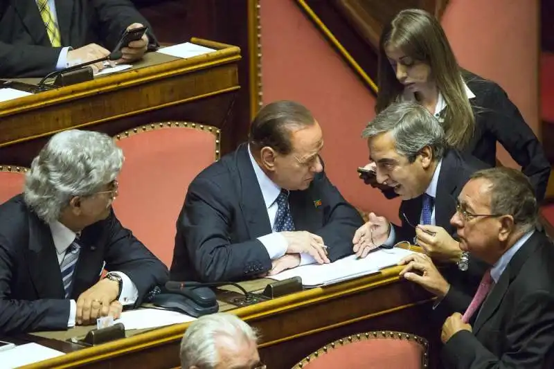 antonio razzi silvio berlusconi maurizio gasparri paolo bonaiuti