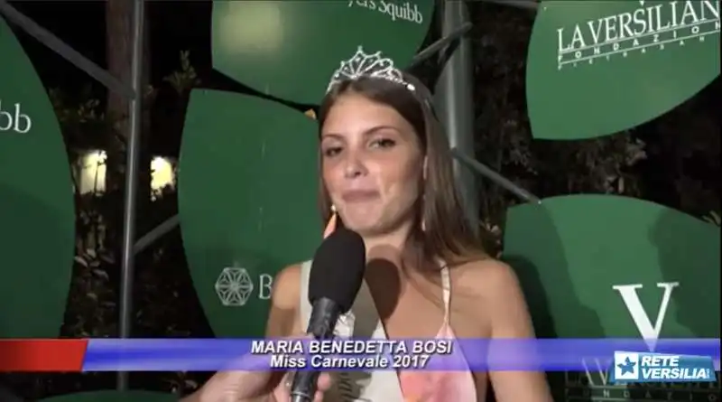 benedetta bosi miss carnevale pietrasantino 2017