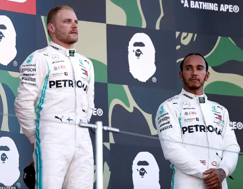 BOTTAS HAMILTON GP GIAPPONE